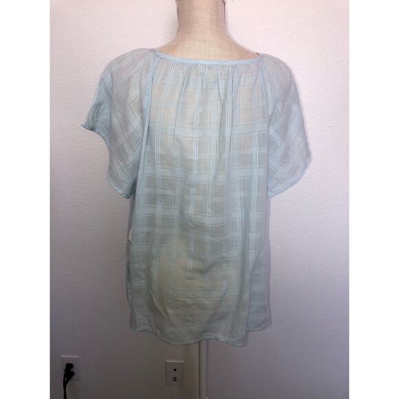 Style & Co Light Blue Picnic Blouse - XL - Picture 3 of 4
